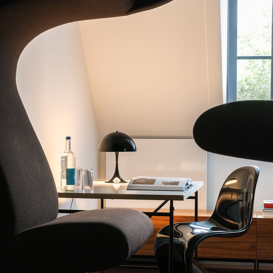 Modern Cream Style Mushroom Shape Table Lamp